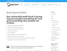 Tablet Screenshot of excelcourse.com.au